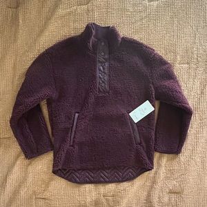 NWT - Athleta Sherpa Pullover